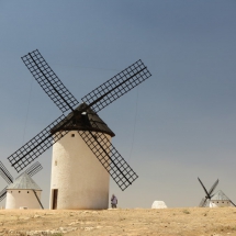 Molinos de viento en Campo de Criptana, Ruta del Quijote