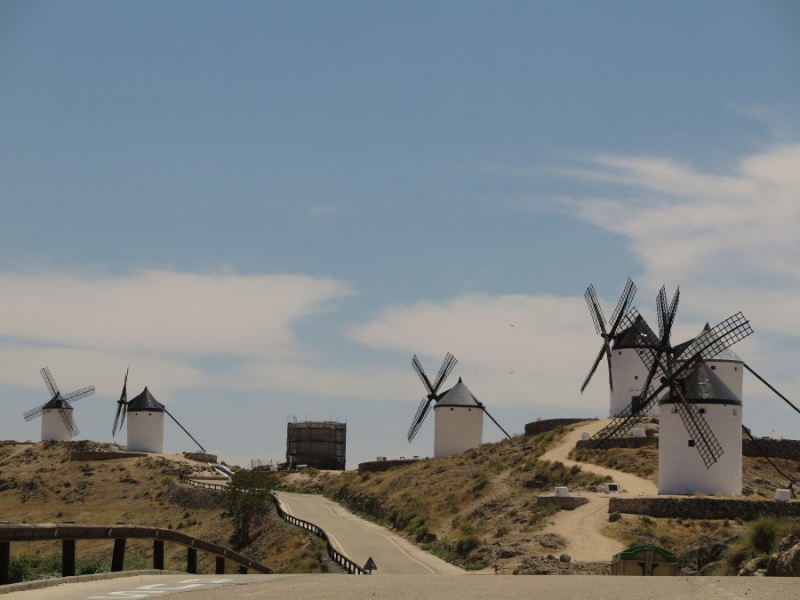 Consuegra, en Toledo, pueblo de la Ruta del Quijote