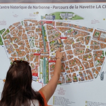Plano turístico de Narbona
