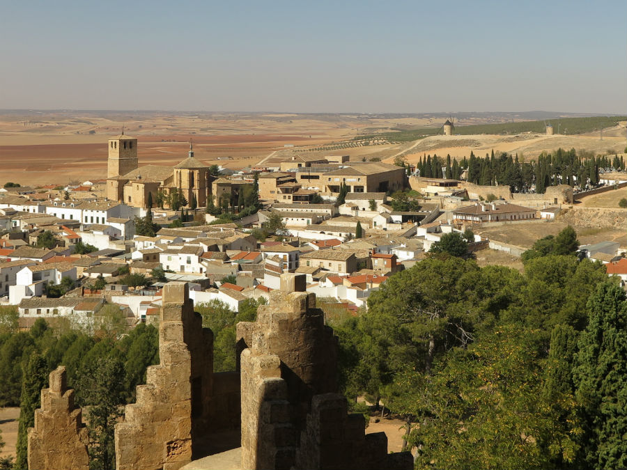 Vista de Belmonte desde el castillo