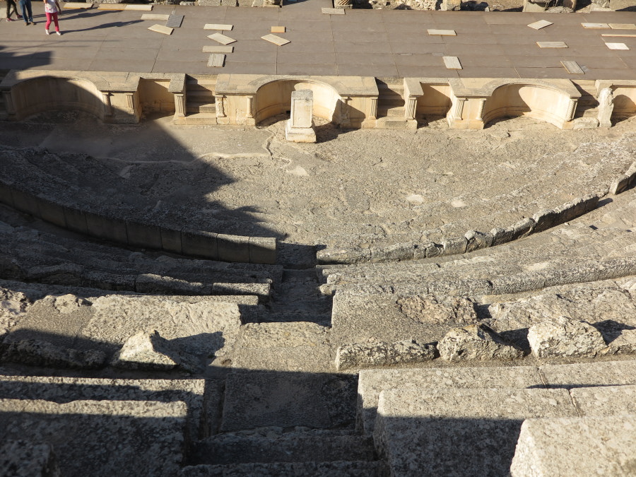 Escenario del teatro romano de Segóbriga