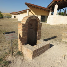 Fuente para visitantes de Segóbriga