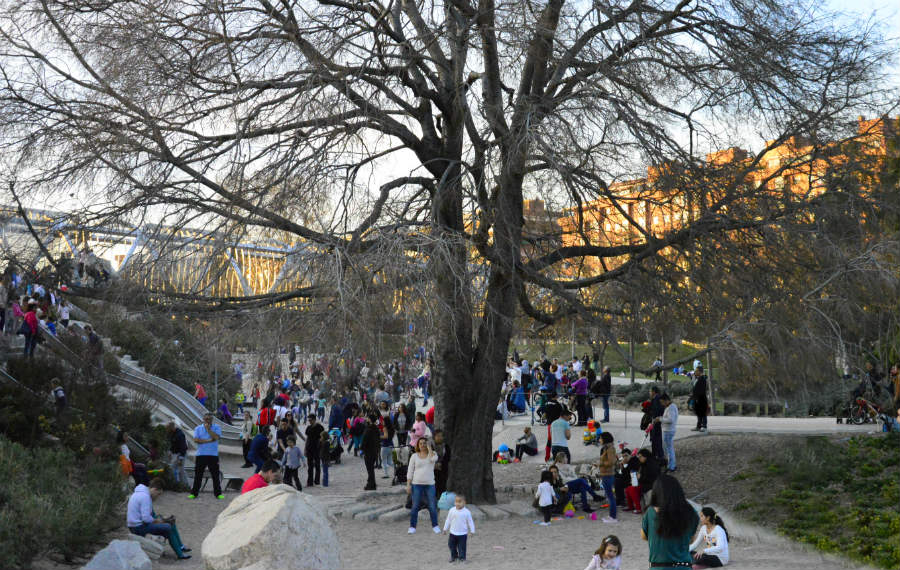 El Madrid Río es un gran parque que ofrece un montón de posibilidades para salir con niños