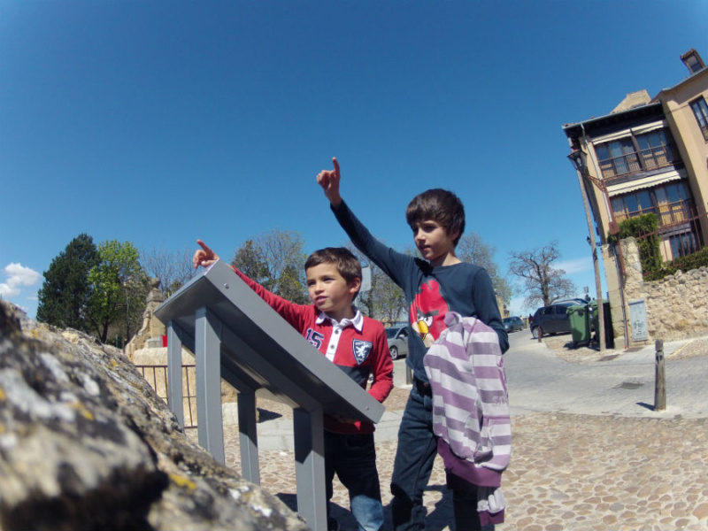 Ruta por Segovia con los niños y con una GoPro