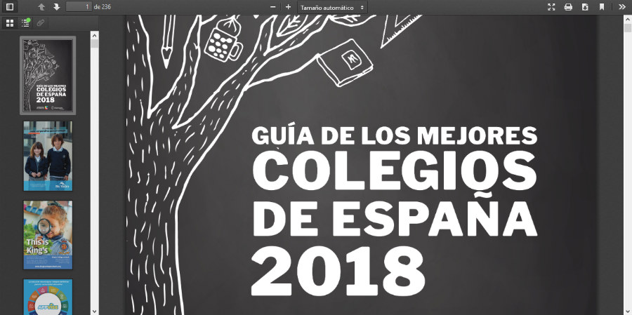 Guía de los mejores colegios de España 2018