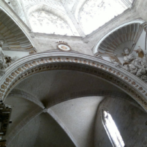 Detalles decorativos del interior de la catedral de Valencia
