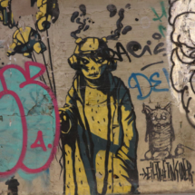 Graffiti en el centro de Valencia