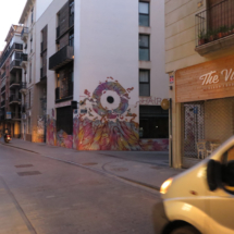 Graffiti en el centro de Valencia