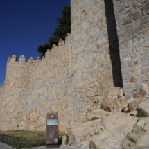 Detalle de la muralla de Ávila