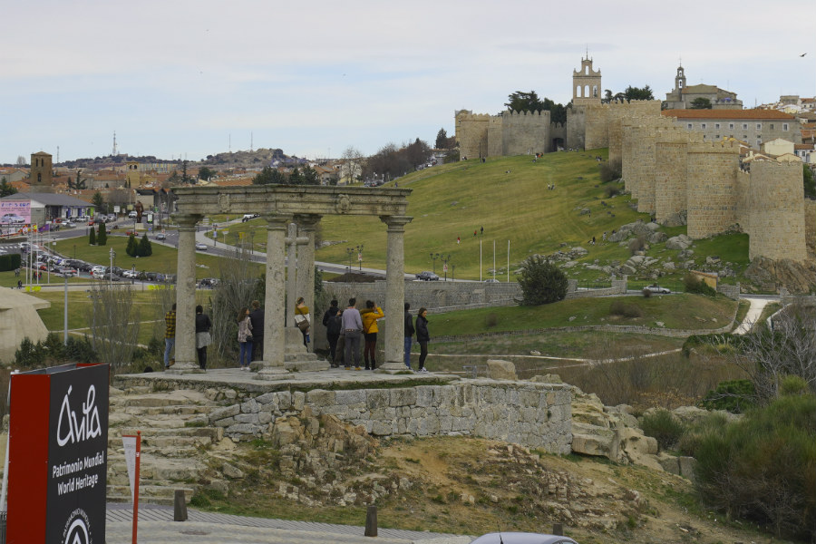 Vista de los Cuatro Postes de Ávila