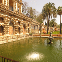 Estanque de Mercurio del Alcázar de Sevilla