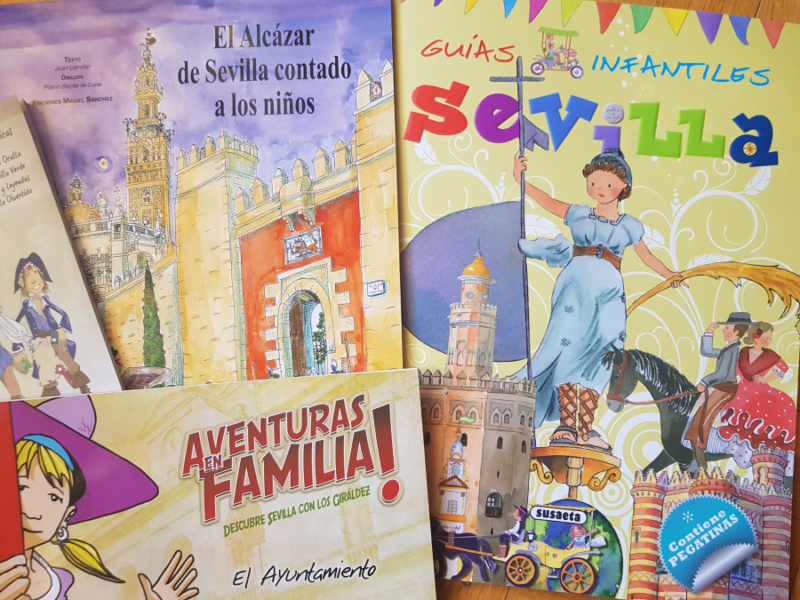 Libros sobre el Alcázar de Sevilla para niños