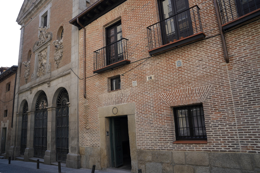 Fachada del convento de las Trinitarias de San Ildefonso, en Madrid