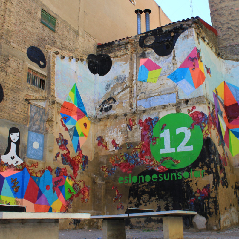 Falsedad Ministerio físicamente Ruta de los graffiti en Zaragoza