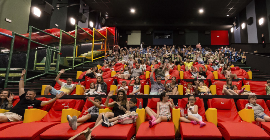 Sala Junior de los cines Yelmo, para niños pequeños
