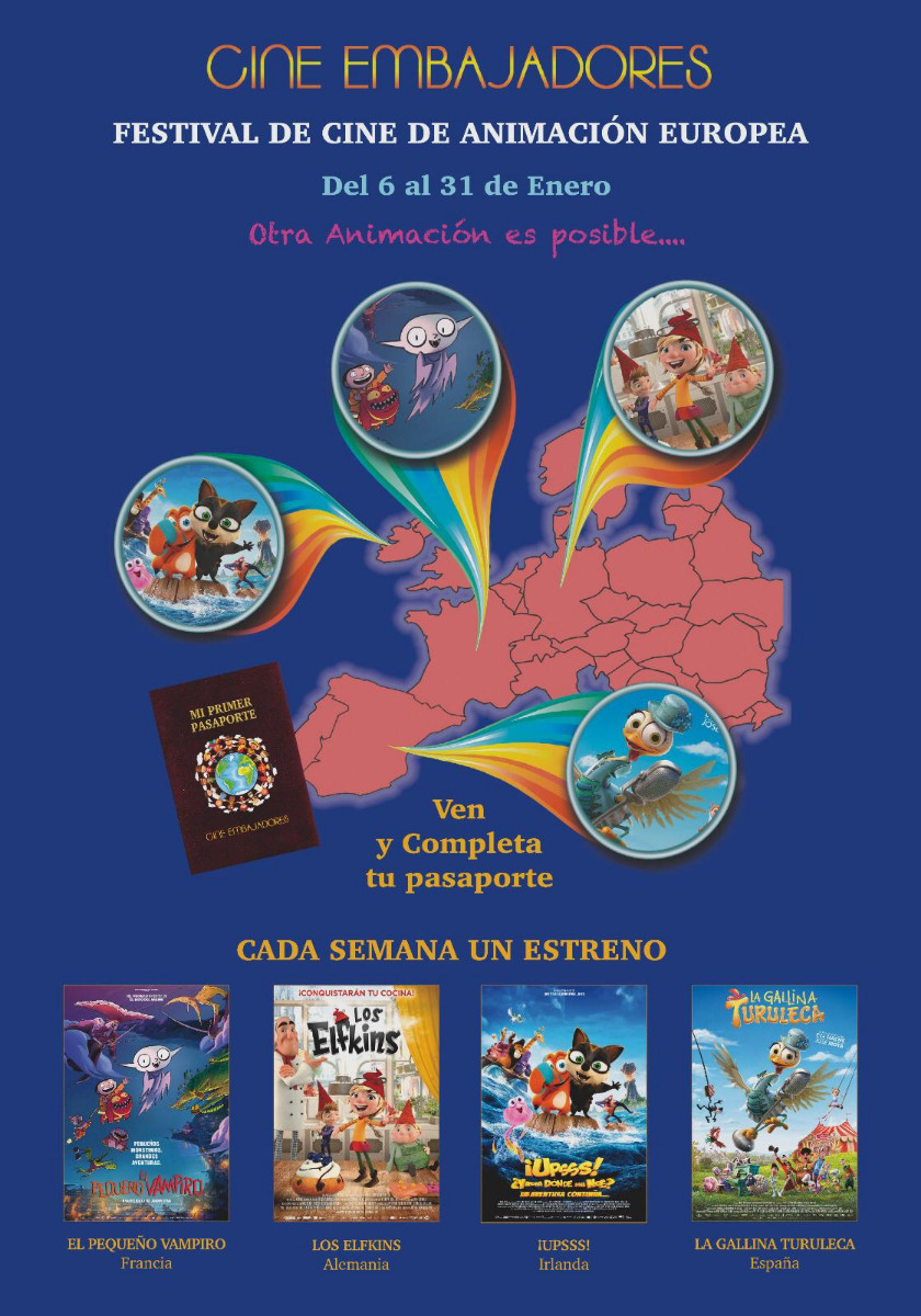 Ciclo de cine de animación infantil en Cines Embajadores