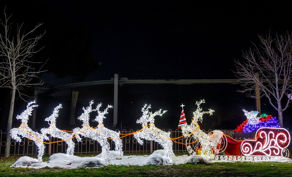 Luces de Navidad en el Parque Atracciones